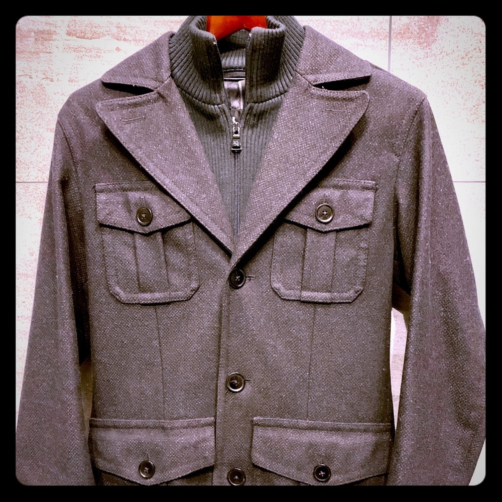 Urban Stylish Men’s Peacoat.
